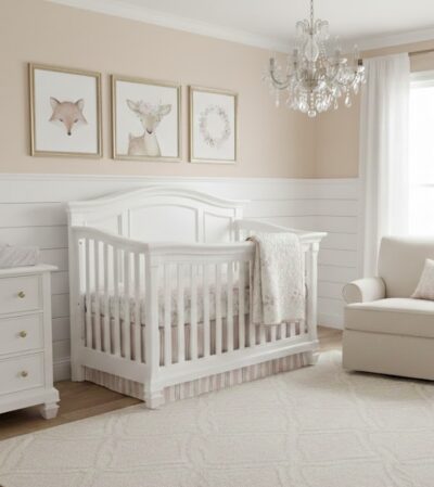 Princess 4 in 1 Convertible Crib